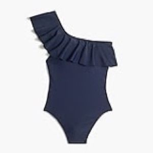 J. Crew Ruffle One Piece